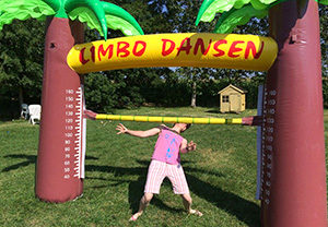 Location jeu du limbo gonflable